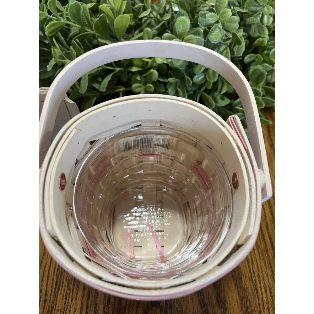 Longaberger Breast Cancer Awareness Horizon of Hope White Liner Protector Lid